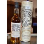 CARDHU GOLD RESERVE GAME OF THRONES HOUSE TARGARYEN, FIRE & BLOOD SINGLE MALT SCOTCH WHISKY, WITH