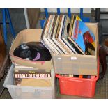 VARIOUS LP & SINGLE RECORDS