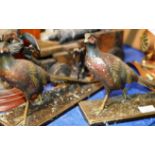 2 PHEASANT TABLE LIGHTERS