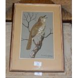 10¾" X 6¾" FRAMED WATERCOLOUR BY RALSTON GUDGEON RSW