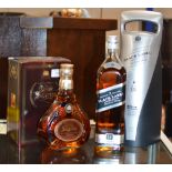 JOHNNIE WALKER LIMITED EDITION BLACK LABEL 12 YEAR OLD SCOTCH WHISKY, WITH PRESENTATION BOX - 1