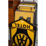 METAL & ENAMEL AA SIGN & VARIOUS OTHER AA SIGNS