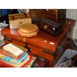 STAINED PINE BLANKET BOX