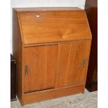 28½" TEAK WRITING BUREAU