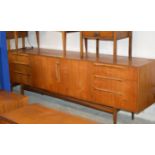 90" MID-CENTURY TEAK SIDEBOARD