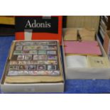 2 BOXES WITH VARIOUS STAMPS