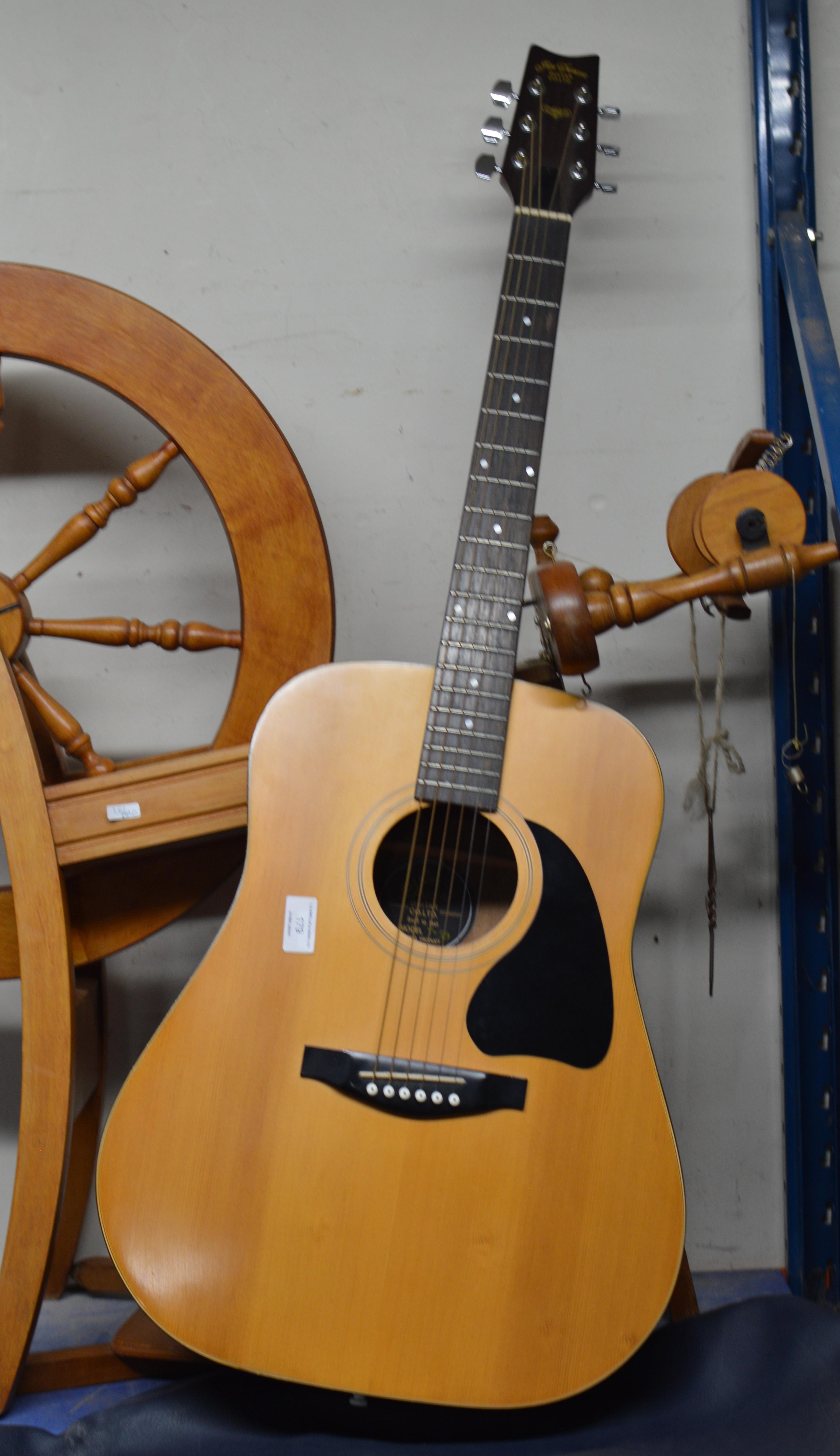 JIM DEACON ACOUSTIC GUITAR WITH CARRY BAG