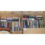 4 BOXES WITH LARGE QUANTITY OF VARIOUS BEATLES RELATED CD'S
