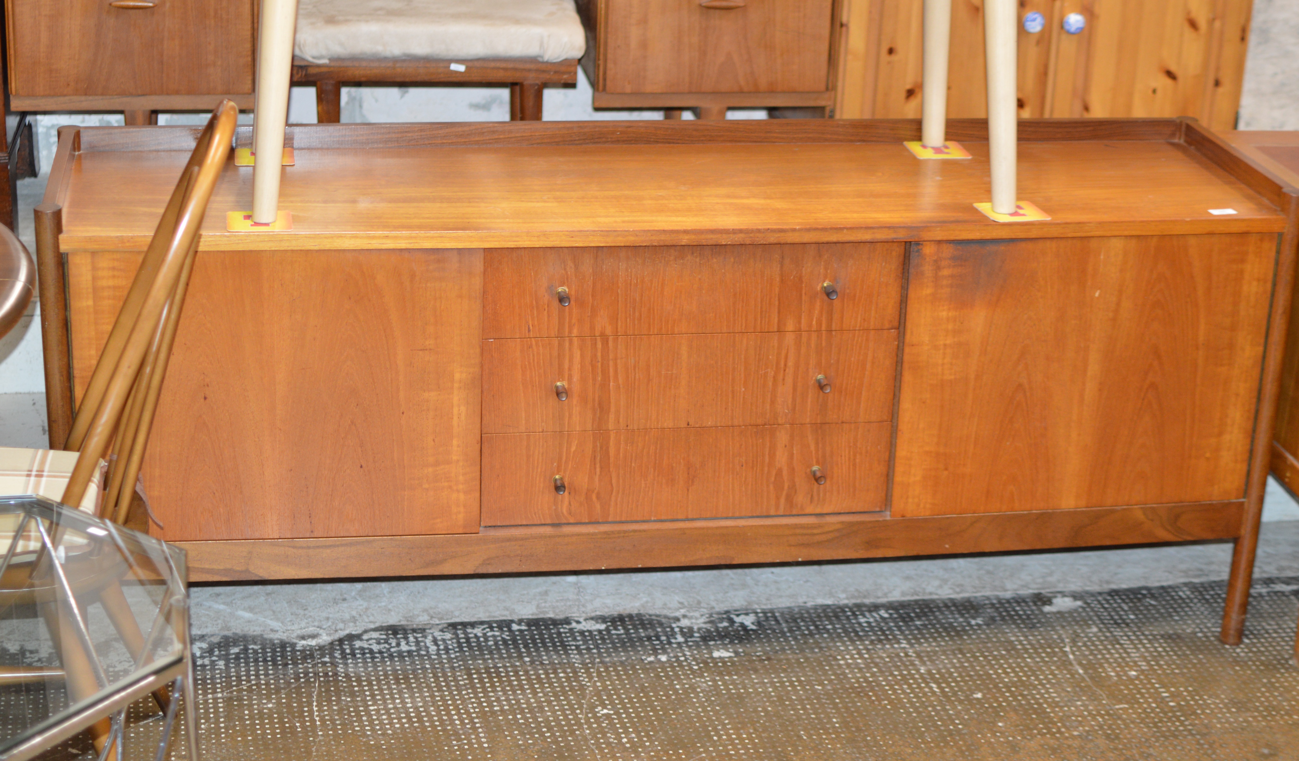 72" MID-CENTURY TEAK SIDEBOARD