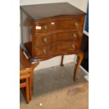 REPRODUCTION MAHOGANY 3 DRAWER CHEST