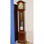 70½" MAHOGANY CASED GRANDDAUGHTER CLOCK