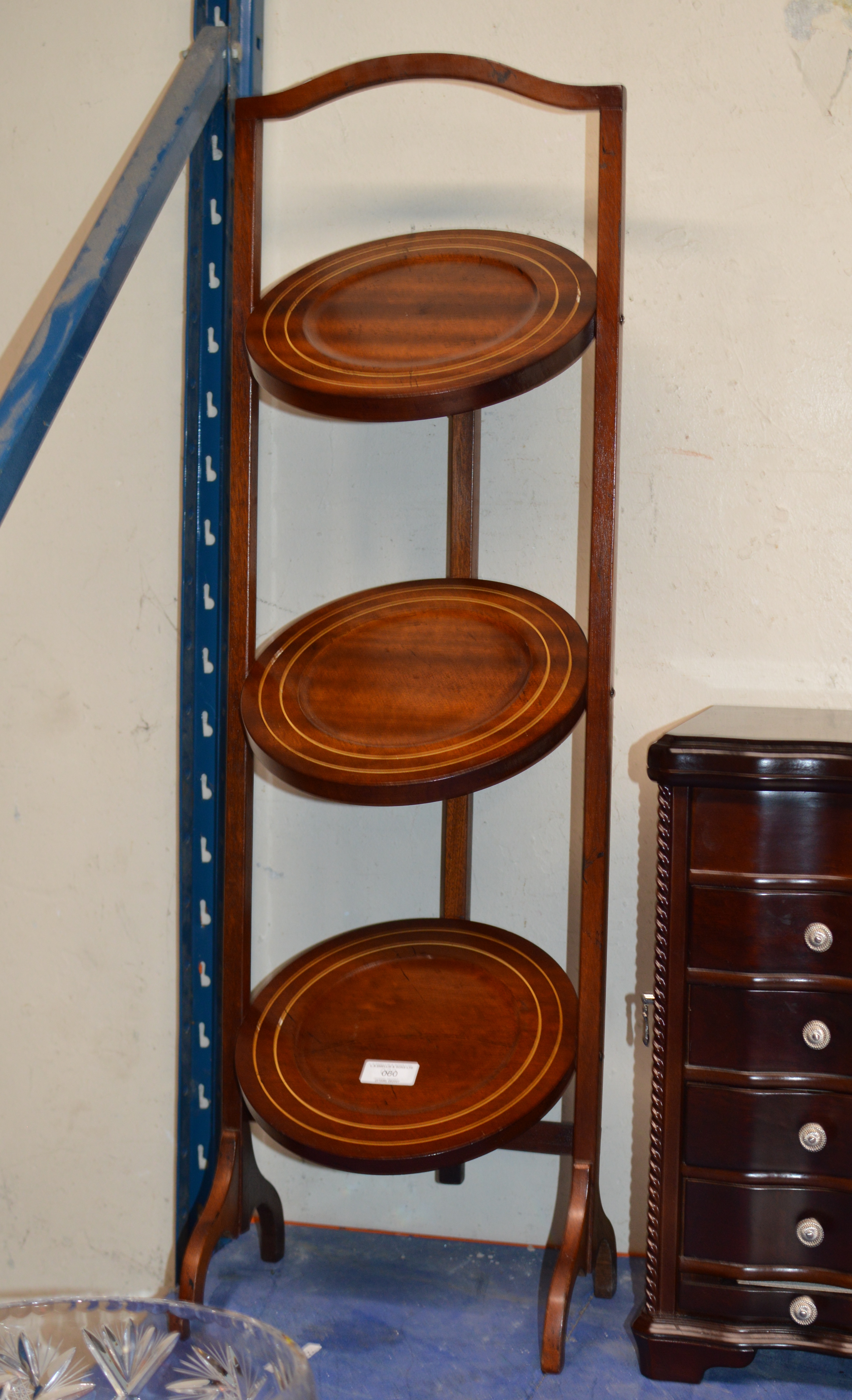 MAHOGANY 3 TIER CAKE STAND