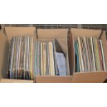 3 BOXES WITH QUANTITY LP RECORDS