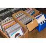 4 BOXES WITH VARIOUS LP RECORDS