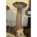 40½" CONCRETE GARDEN BIRD BATH