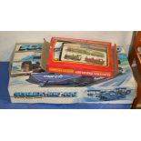 VINTAGE SCALEXTRIC 400 SET IN BOX & PART HORNBY TRAIN SET