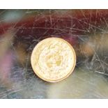 1896 SOUTH AFRICAN HALF POND GOLD COIN