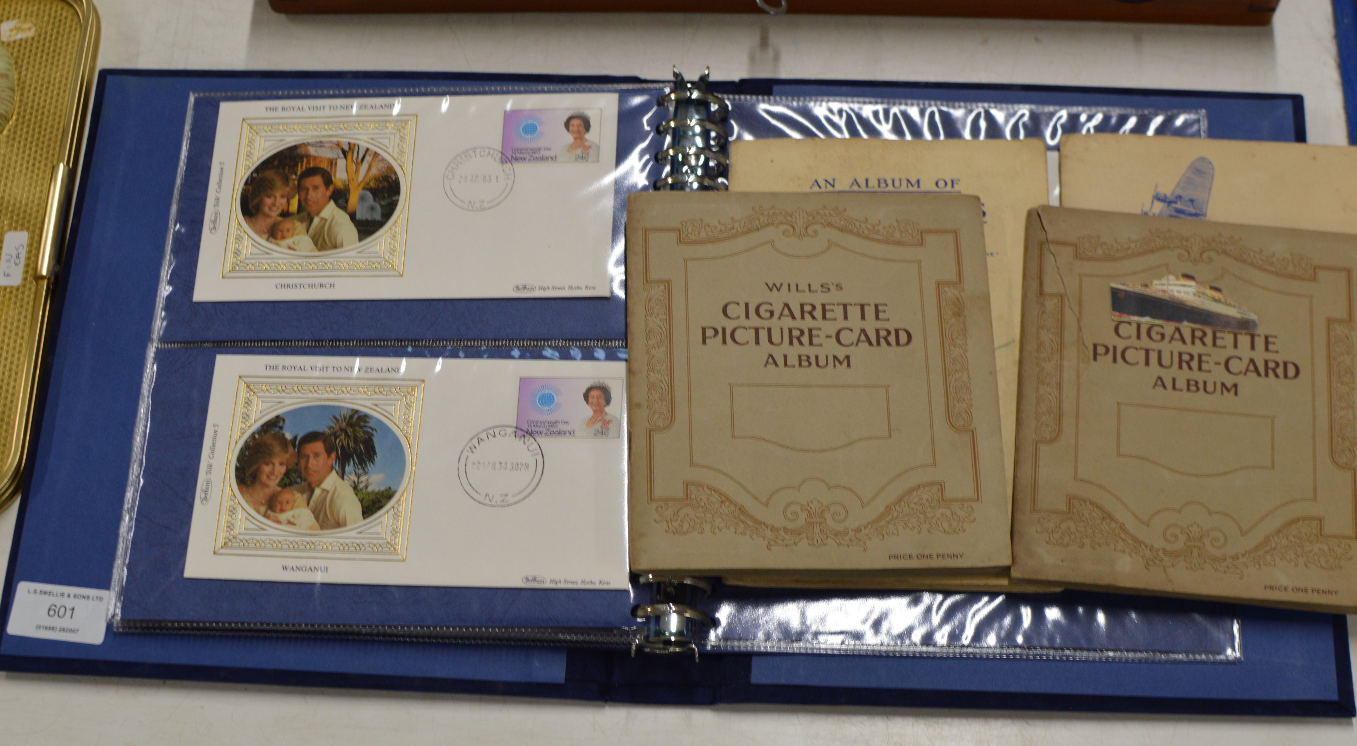 ASSORTED FIRST DAY COVERS & CIGARETTE CARDS