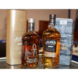 JURA JOURNEY SINGLE MALT SCOTCH WHISKY, WITH PRESENTATION BOX - 70CL, 40% VOL & JURA SUPERSTITION