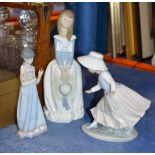 2 NAO FIGURINES & LLADRO FIGURINE