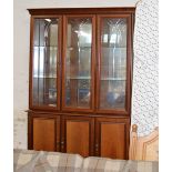 REPRODUCTION MAHOGANY DISPLAY CABINET