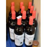 VARIOUS BOTTLES OF GIORDANO ANDREA VINO ROSSO WINE