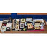 TRAY WITH LARGE QUANTITY ASSORTED COSTUME JEWELLERY