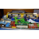 TRAY WITH VARIOUS MODEL VEHICLES