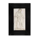 Bassorilievo in marmo raffigurante Apollo