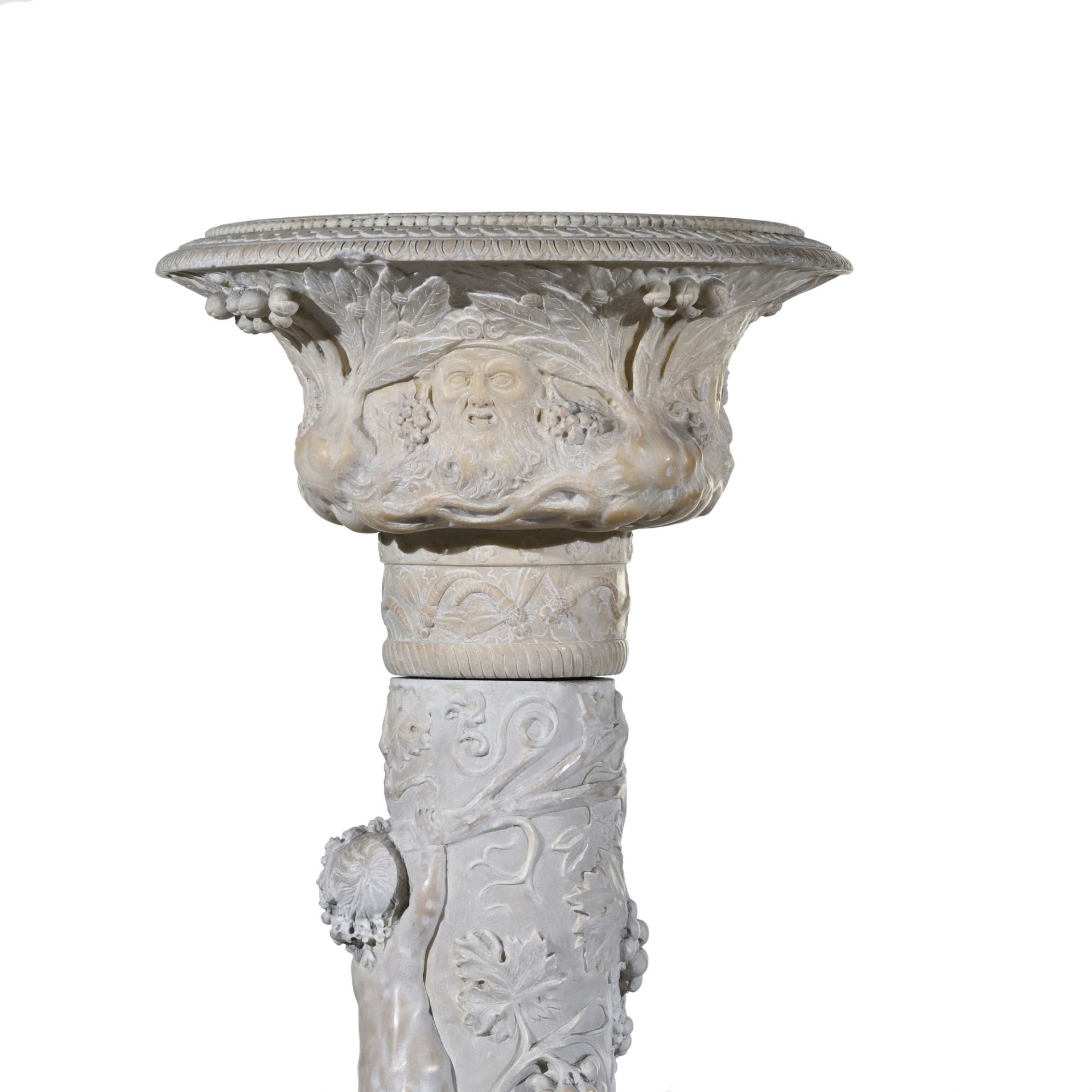 Colonna in marmo bianco - Image 2 of 4