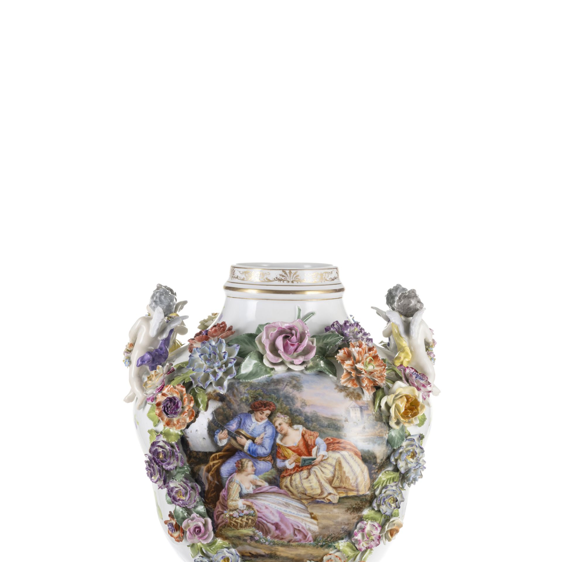 Coppia di vasi in porcellana - Image 9 of 13