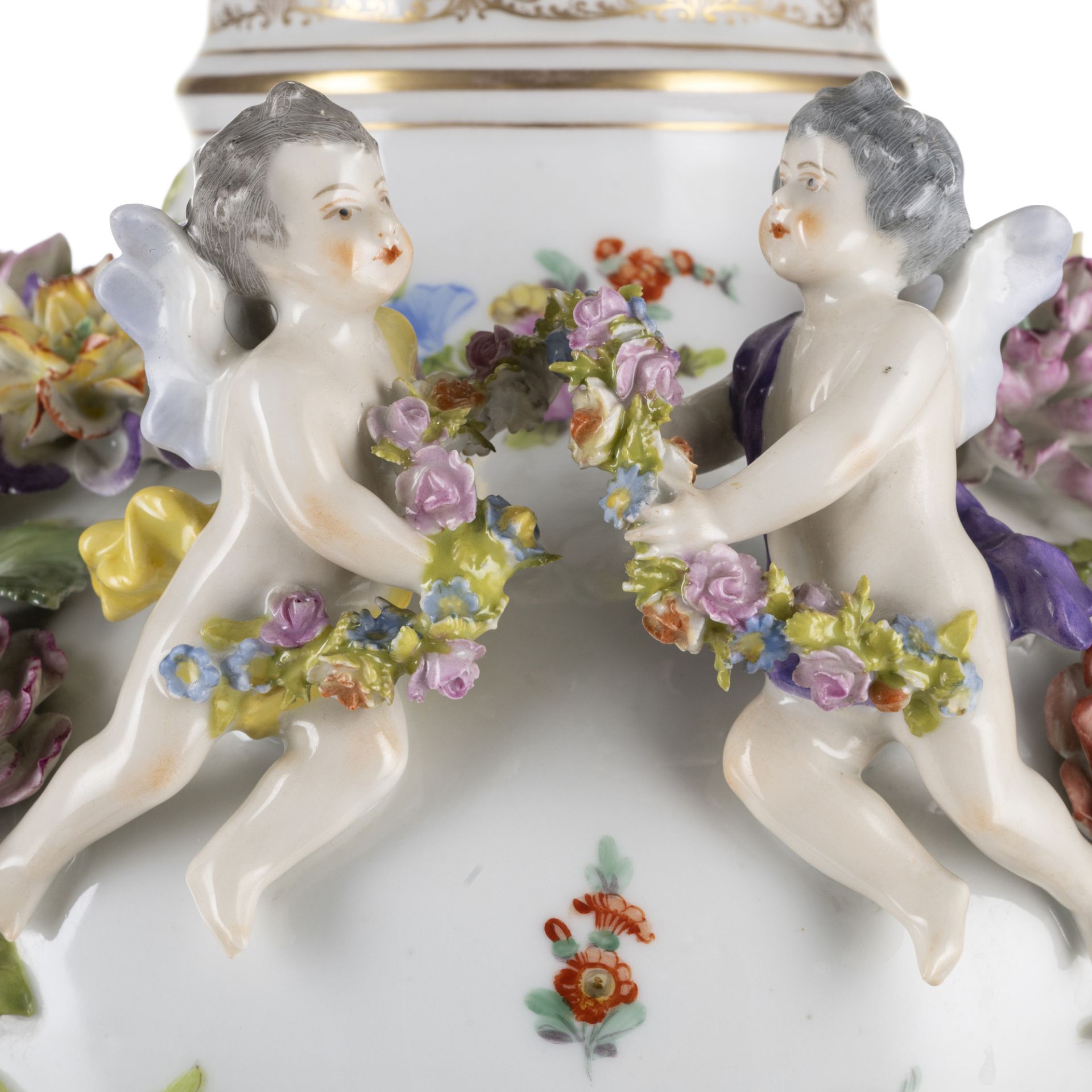 Coppia di vasi in porcellana - Image 12 of 13