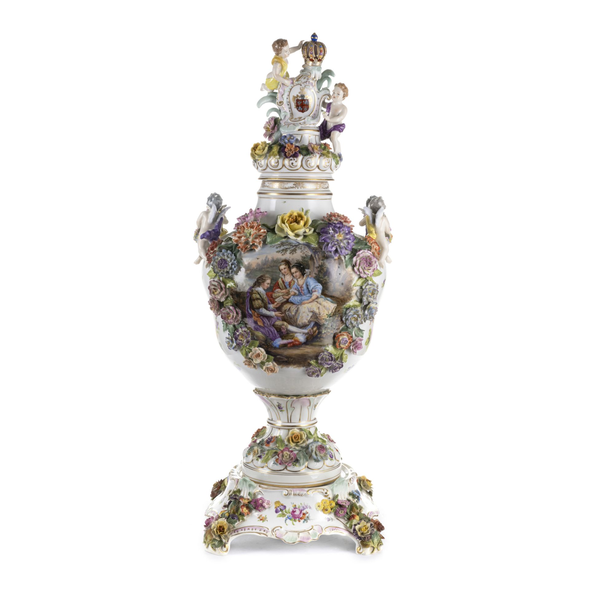 Coppia di vasi in porcellana - Image 2 of 13