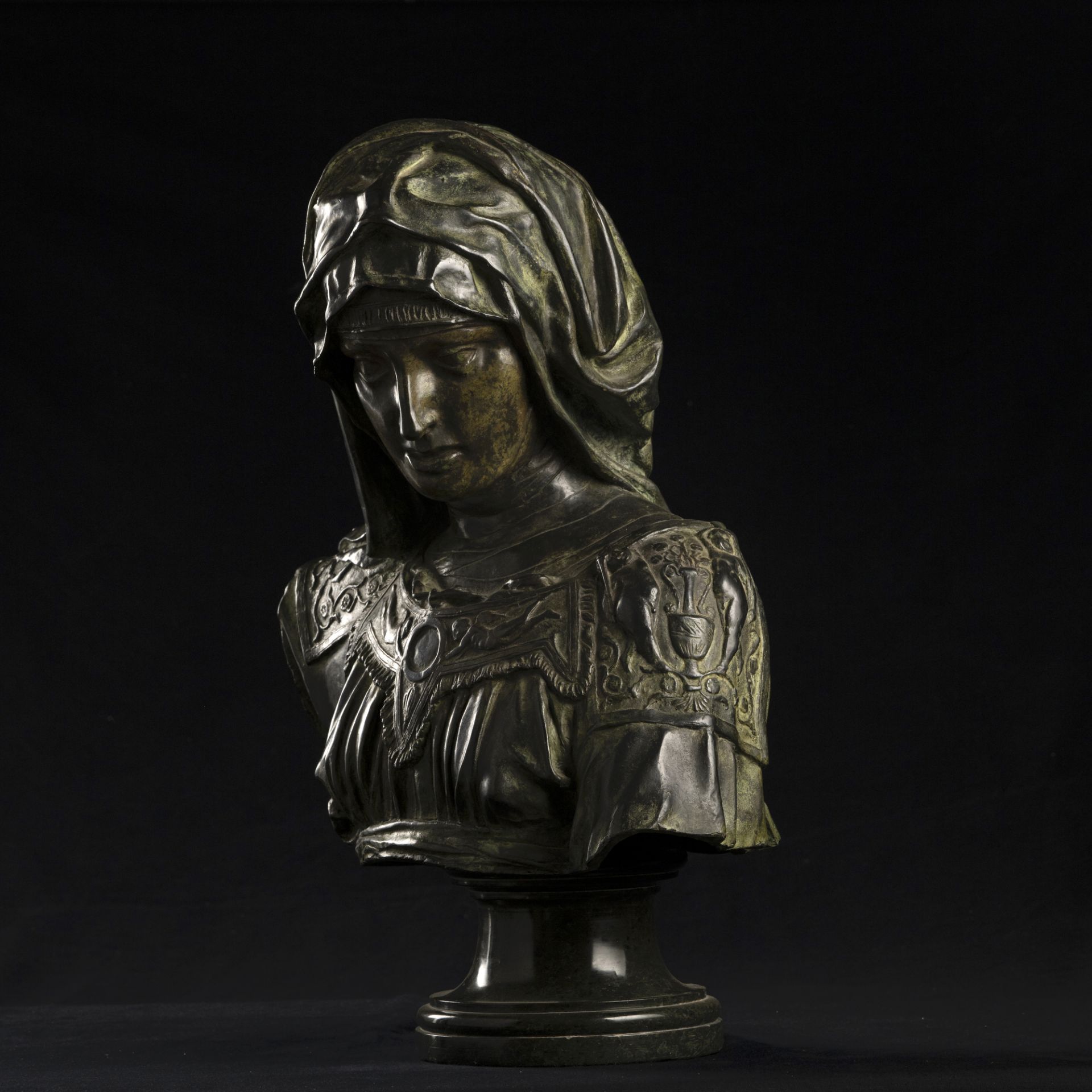 Busto di Giuditta in bronzo - Bild 3 aus 4