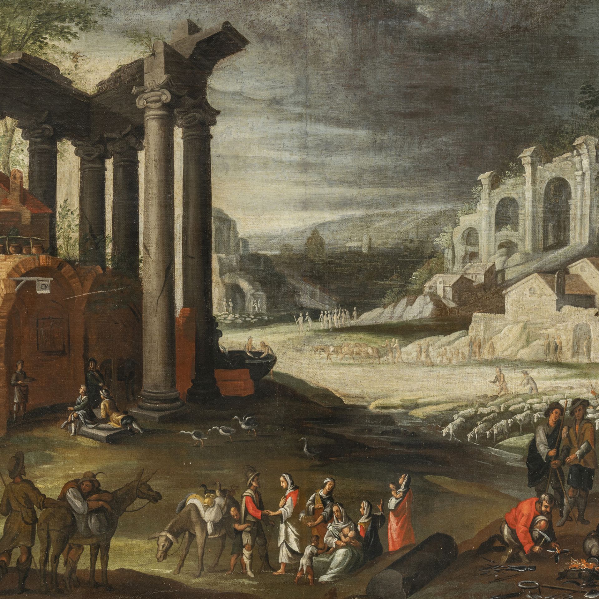 Paul Brill (Anversa 1554 - Roma 1626) bottega di - Bild 2 aus 3