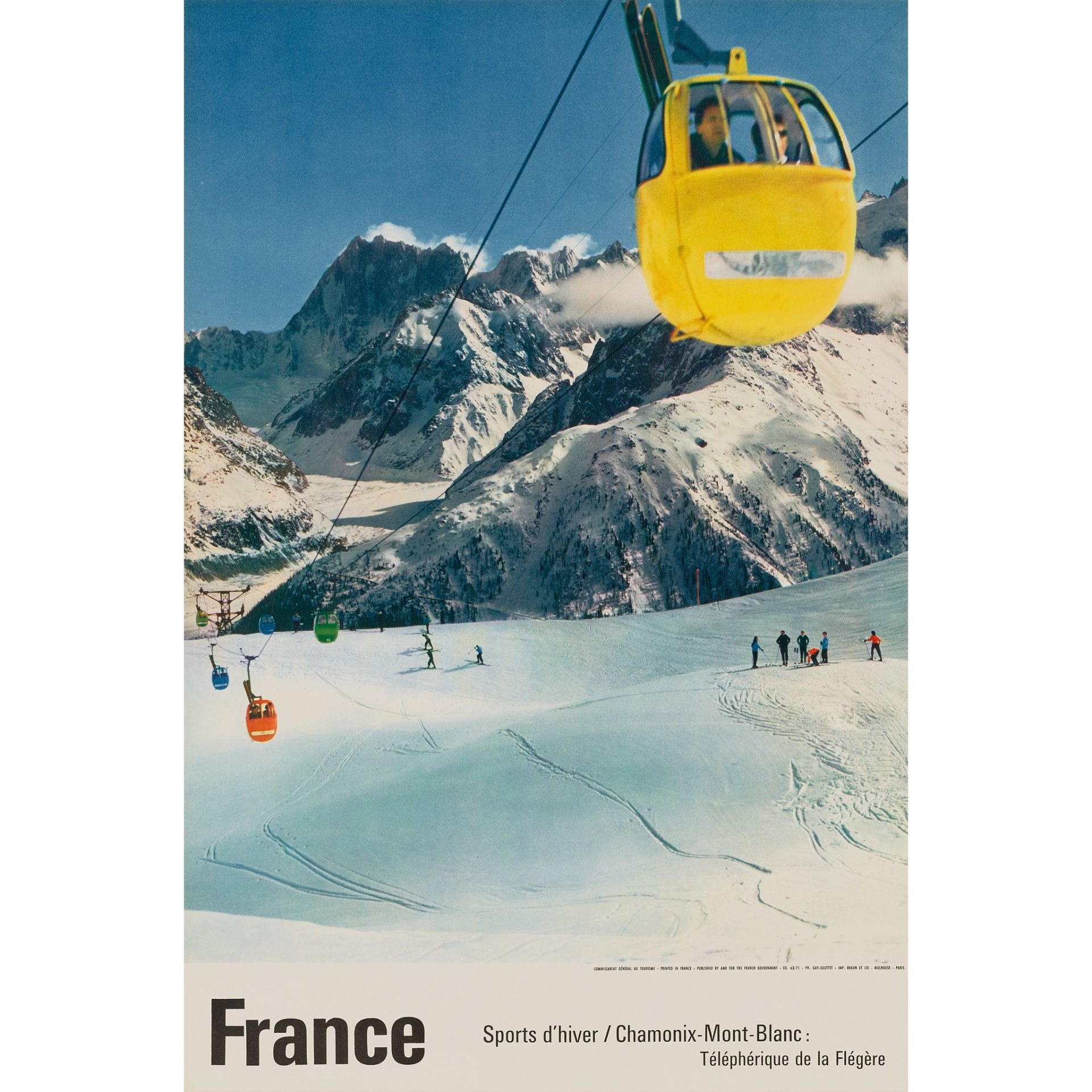 Gay Couttet (photo) Chamonix Mont-Blanc, Téléphérique de la Flégere