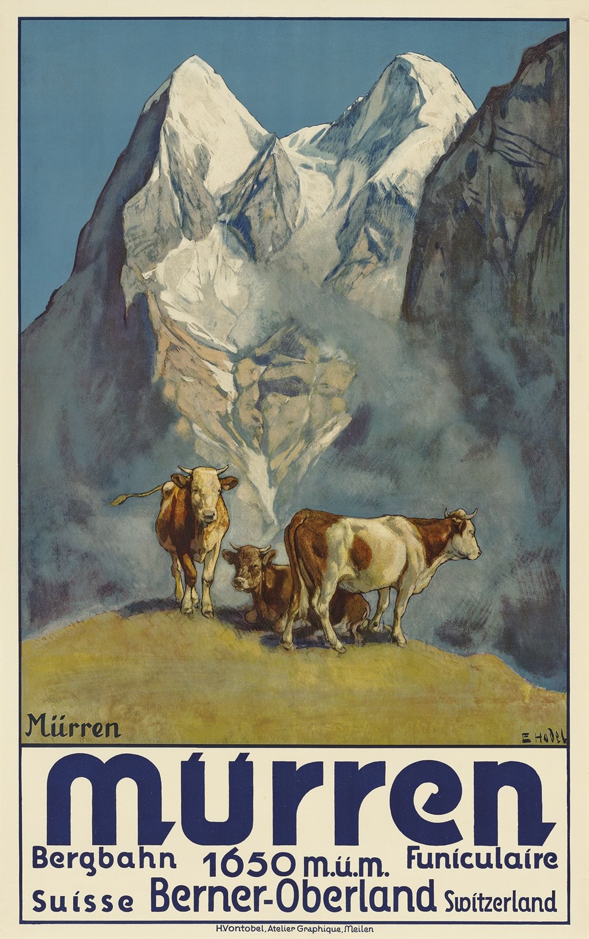 Ernst Hodel (1881-1955) Mürren