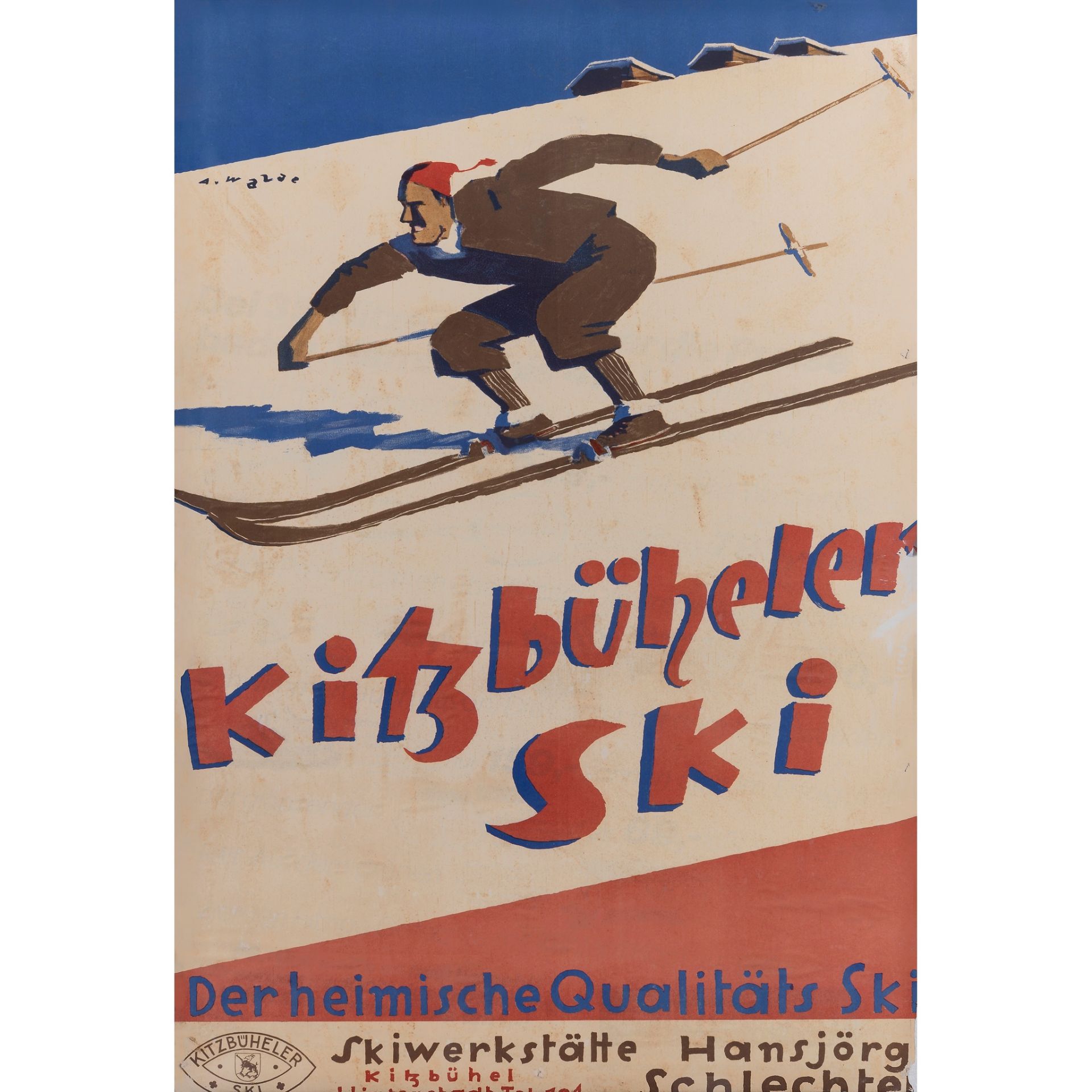 Alfons Walde (1891 - 1958) Kitzbüheler Ski
