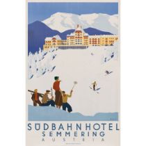 Hermann Kosel (1896-1983) Sudbahn Hotel, Semmering Austria