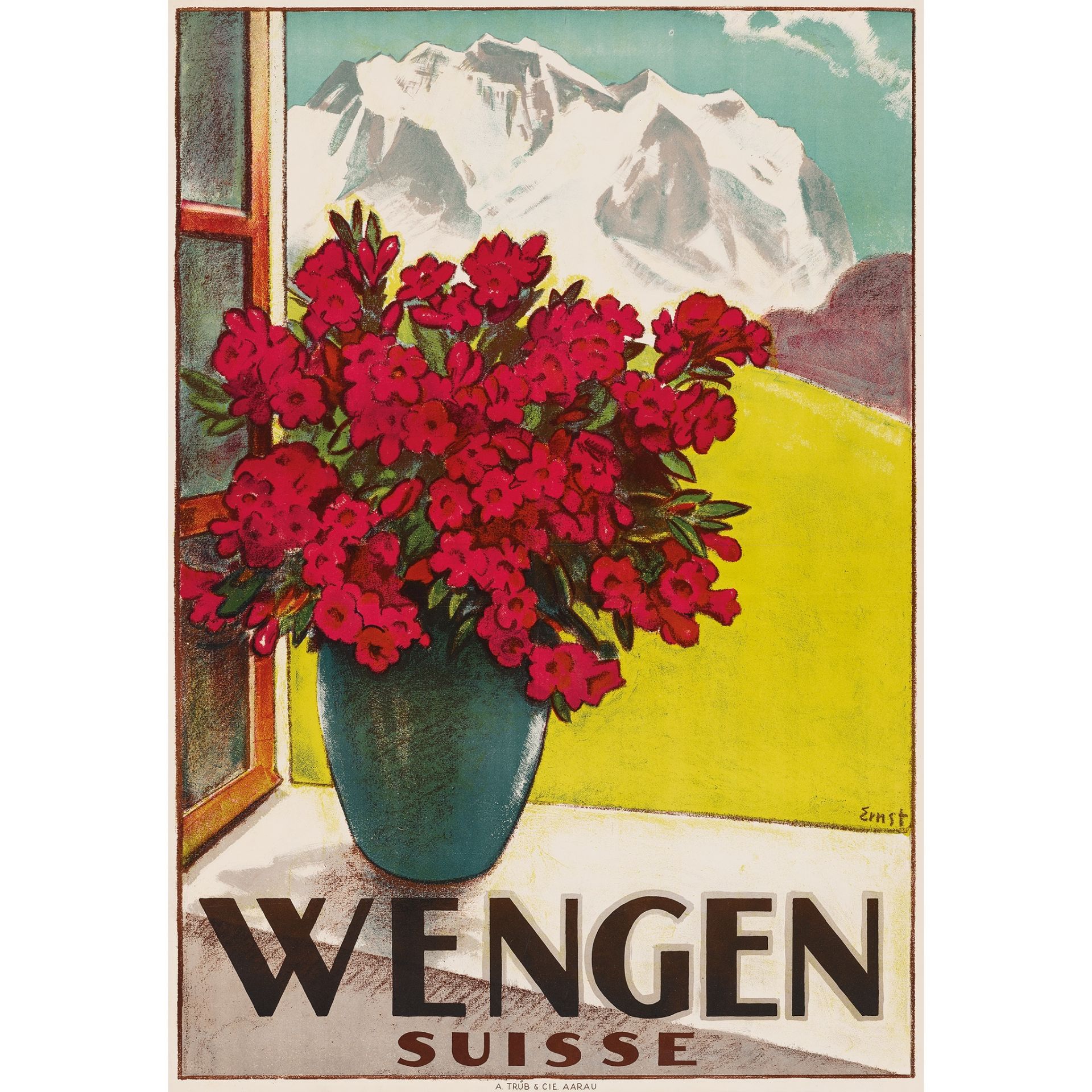 Otto Ernst (1884-1967) Wengen