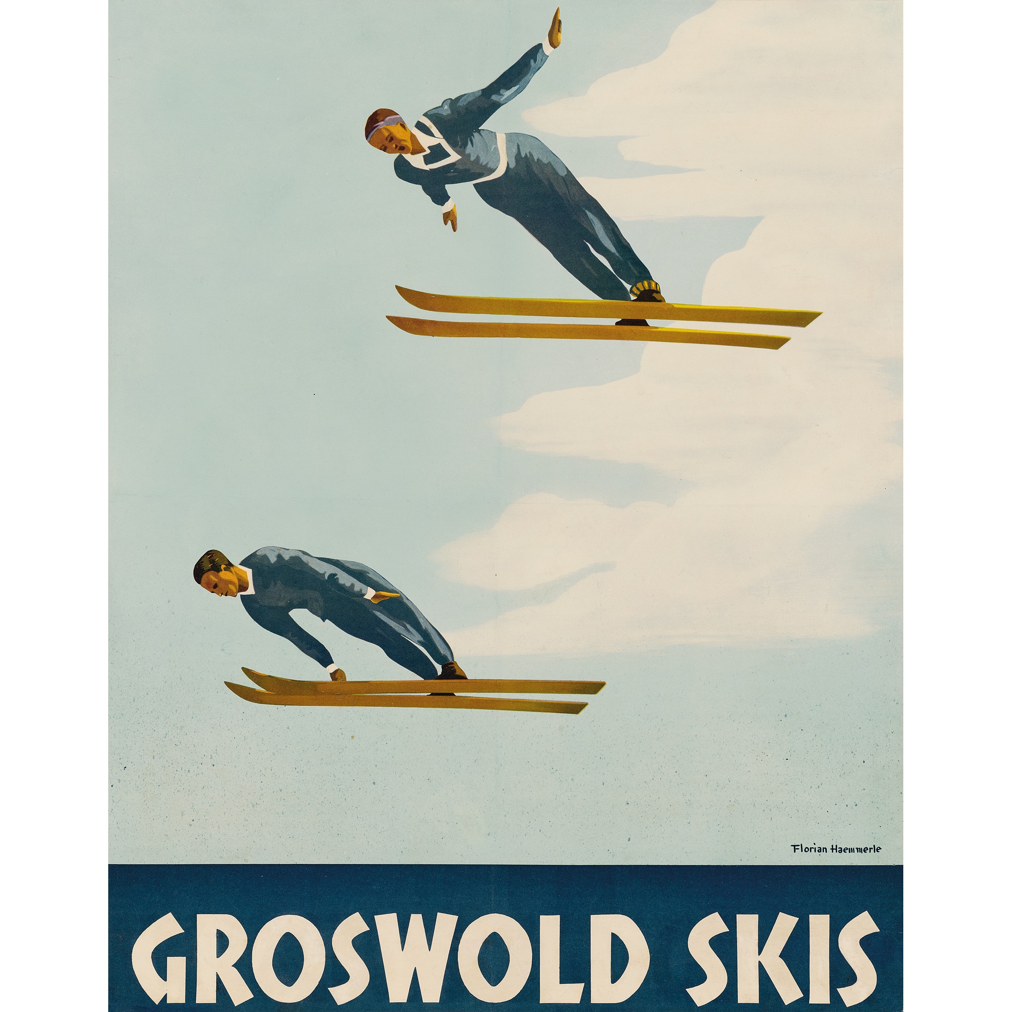 Florian Haemmerle (1909-1987) Groswold Skis