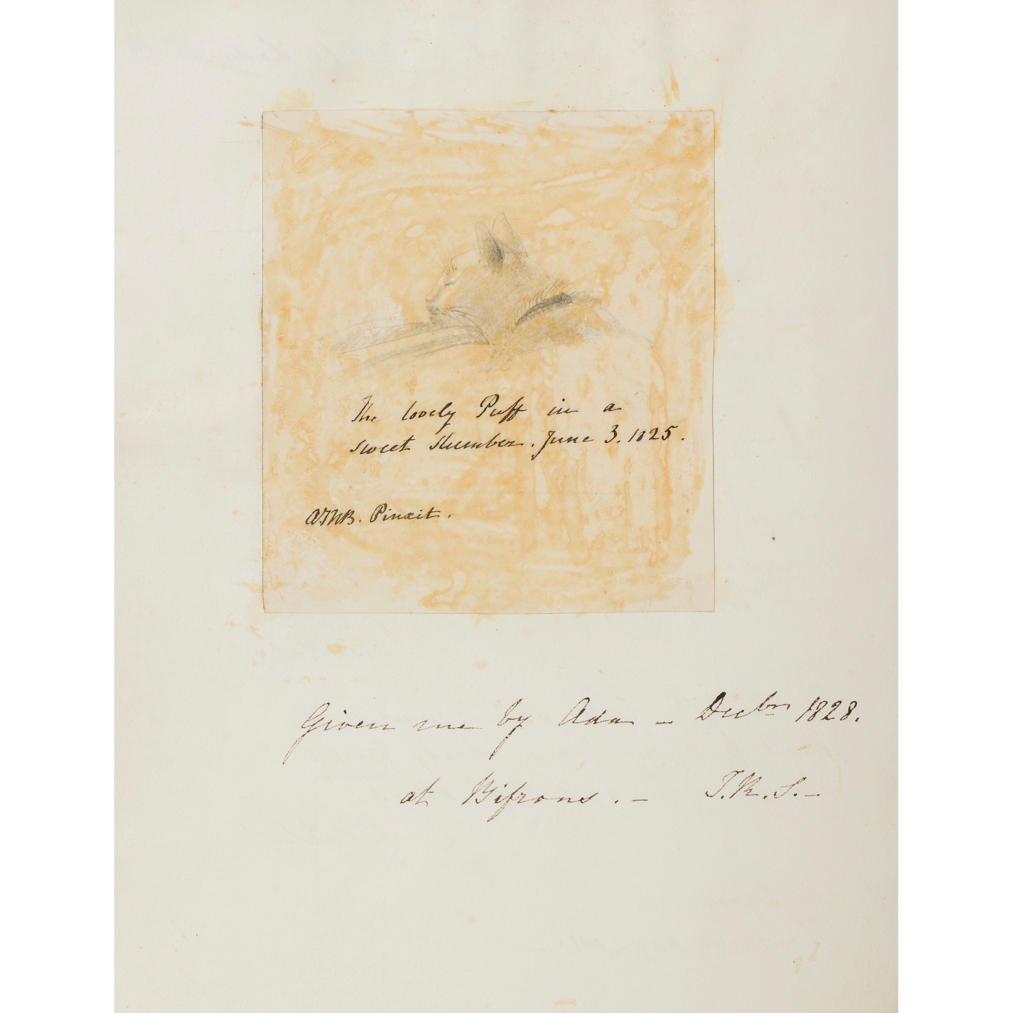 Ada Lovelace (née Byron) interest Commonplace Book, 1828 - Image 4 of 4