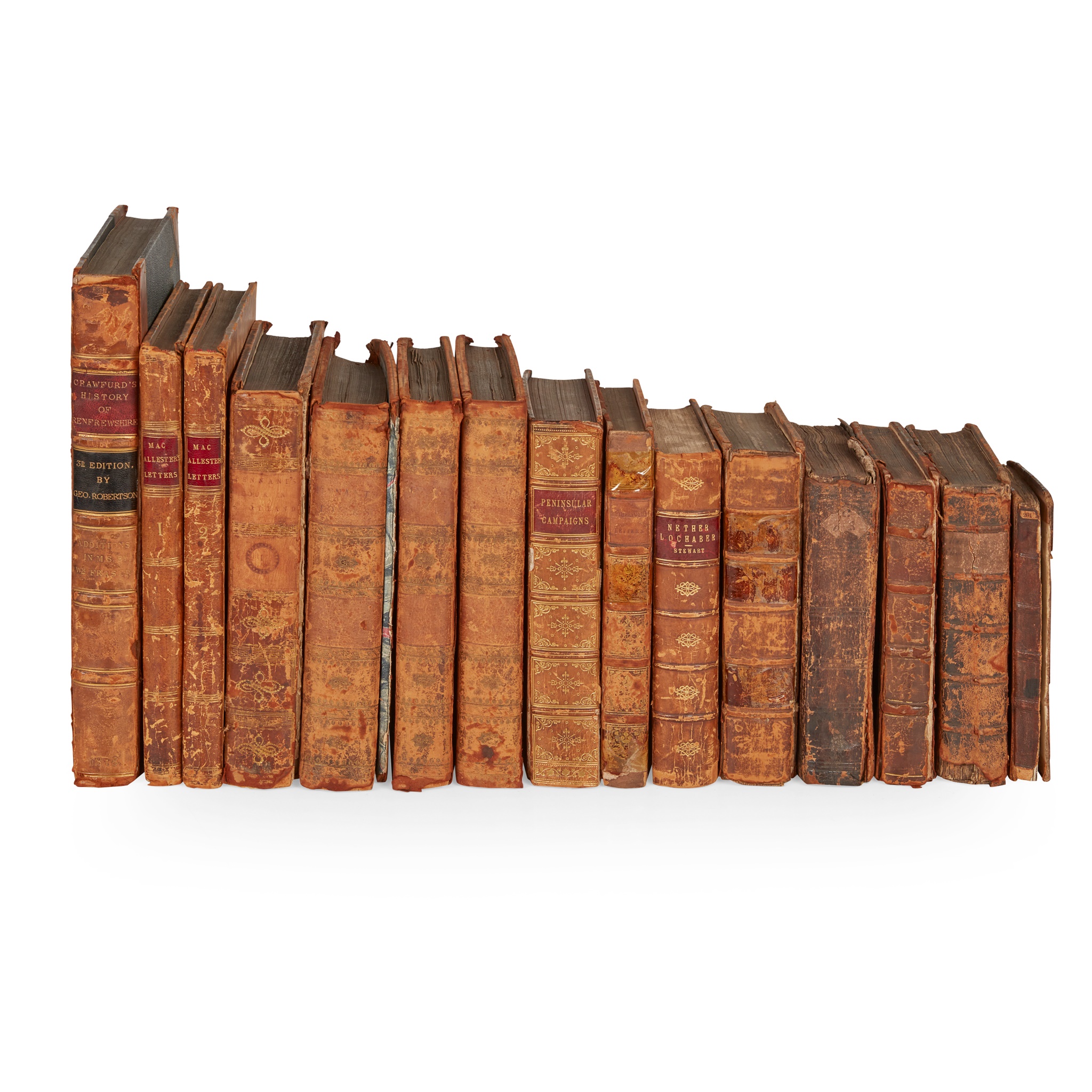 Antiquarian books, 15 volumes, including Dundee, John Graham, Viscount