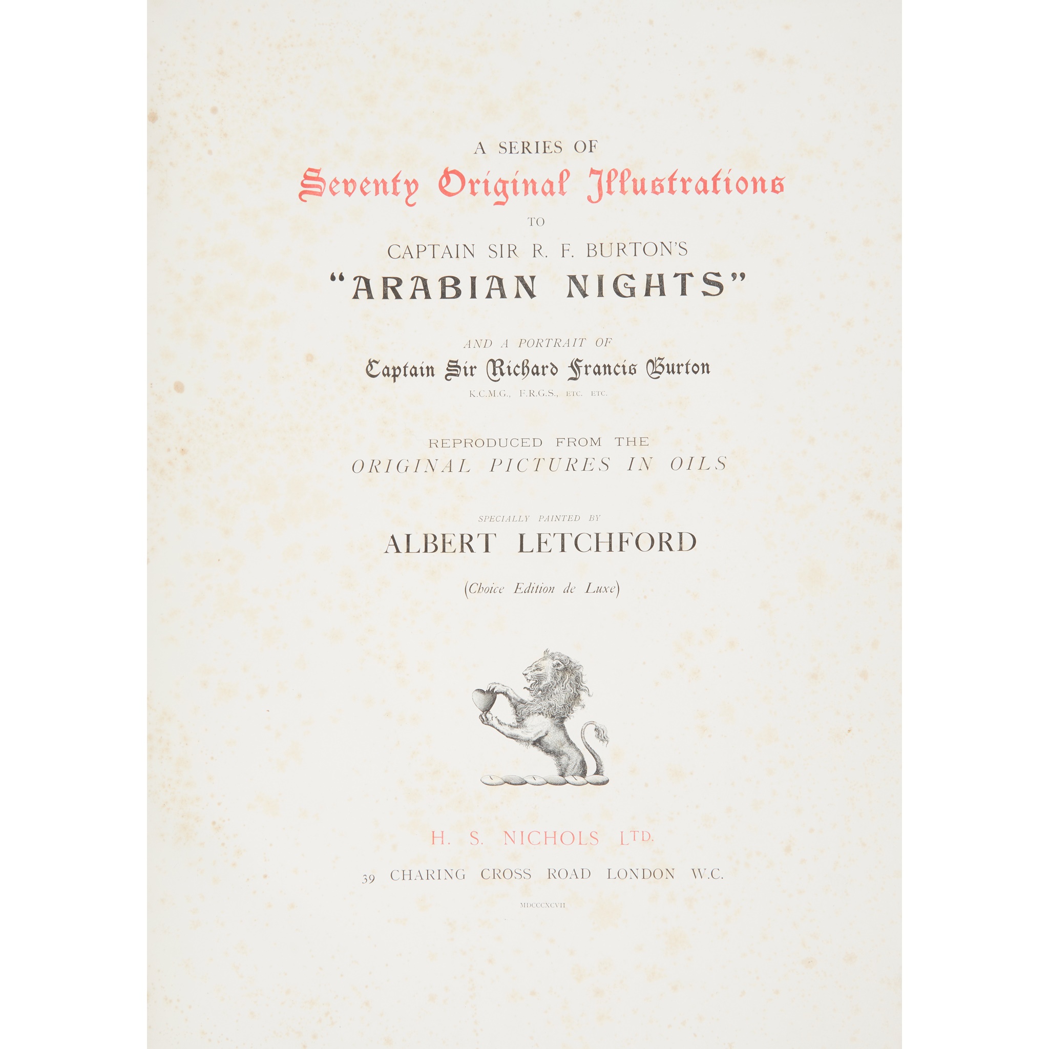 Letchford, Albert, illustrator A Series of Seventy Original Illustrations - Image 2 of 3