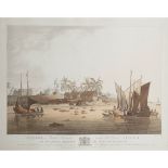 Cape Coast Castle, and other Slavery Forts, Gold Coast, W. Africa 4 engravings, comprising