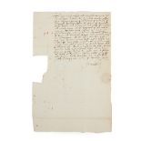 James VI of Scotland (later James I & VI of Scotland, England & Ireland) Letter signed
