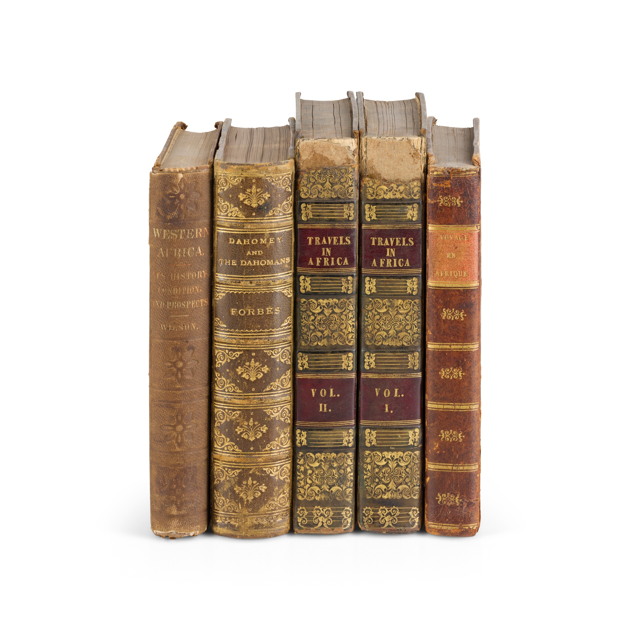 Africa, 5 volumes, comprising Forbes, Frederick E.