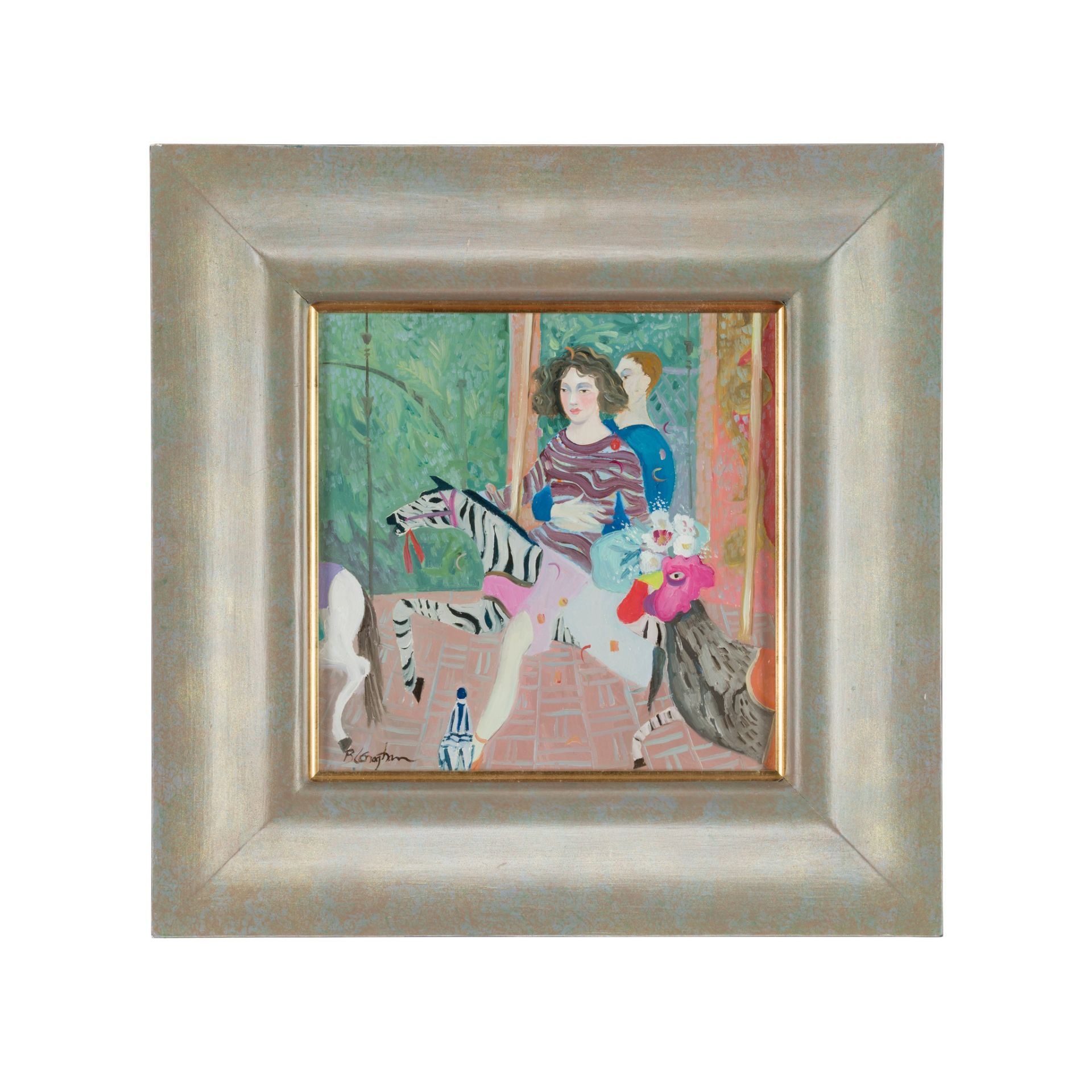 § BRENDA LENAGHAN R.S.W. (SCOTTISH 1941-2020) MERRY-GO-ROUND - Bild 2 aus 3