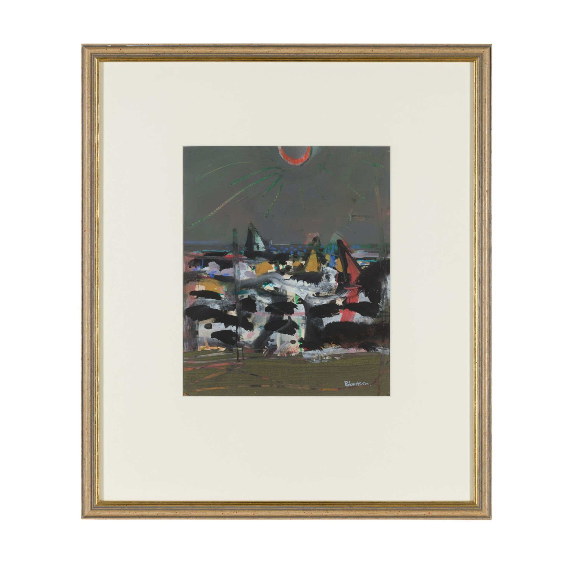 § JAMES DOWNIE ROBERTSON M.B.E., R.S.A., R.S.W., R.G.I. (SCOTTISH 1931-2010) REGATTA - Image 2 of 3