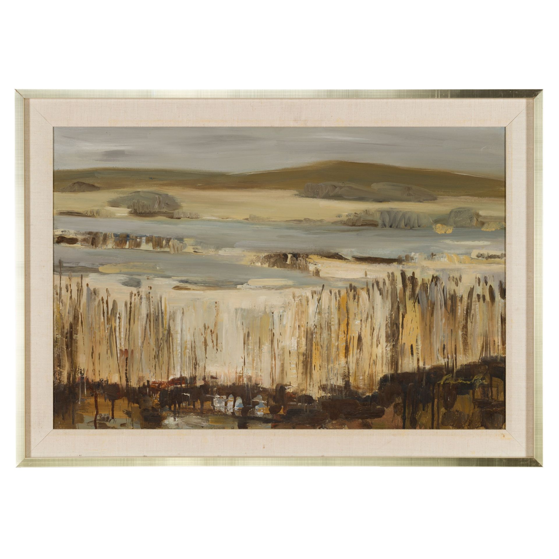 § PERPETUA M. POPE (SCOTTISH 1916-2013) WINTER REEDS - Image 2 of 3